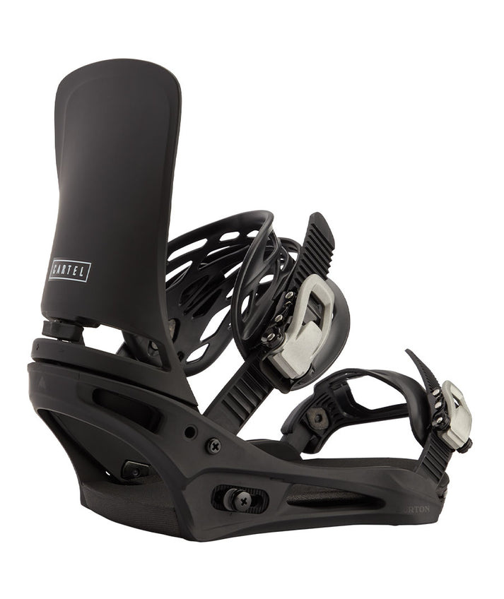 BURTON BINDING Re:Flex CARTEL Mサイズ BURTON CARTEL RE:FLEX SNOWBOARD BINDINGS BLACK 2026 - ONE Boardshop