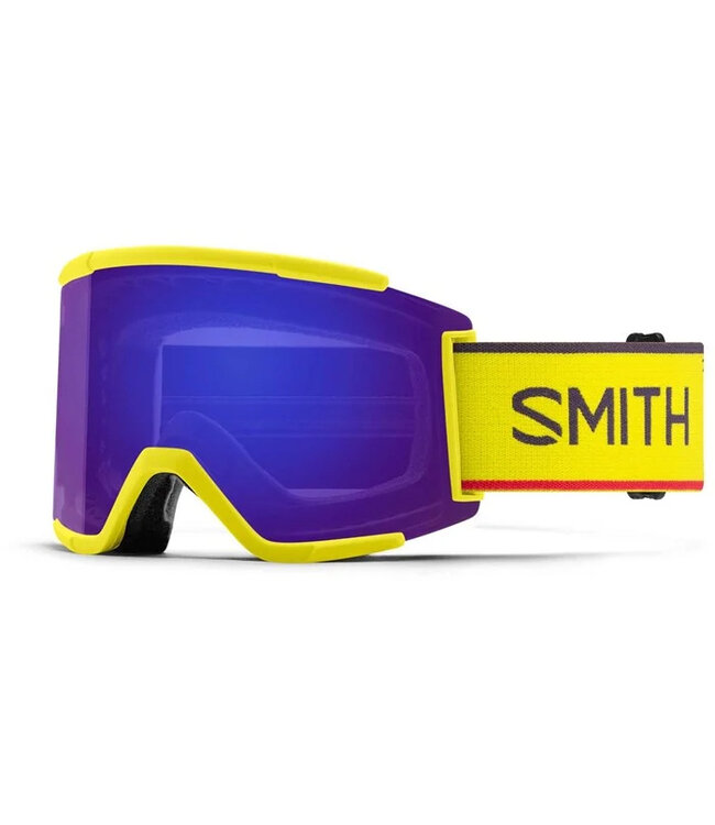 SMITH SQUAD XL GOGGLE HIGH VOLTAGE W/ CHROMAPOP EVERYDAY VIOLET MIRROR + CHROMAPOP STORM BLUE SENSOR MIRROR 2025