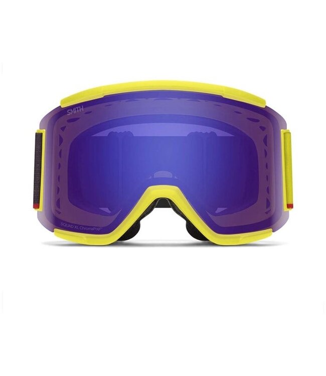 SMITH SQUAD XL GOGGLE HIGH VOLTAGE W/ CHROMAPOP EVERYDAY VIOLET MIRROR + CHROMAPOP STORM BLUE SENSOR MIRROR 2025