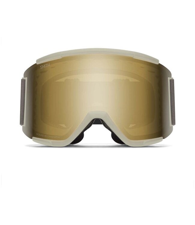 SMITH SQUAD XL GOGGLE CHALK W/ CHROMAPOP SUN BLACK GOLD MIRROR + CHROMAPOP STORM BLUE SENSOR MIRROR 2026