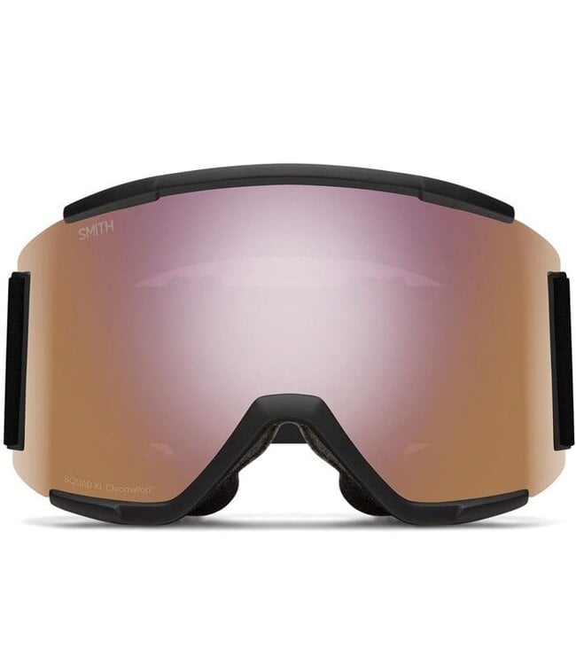 SMITH SQUAD XL GOGGLE BLACK W/ CHROMAPOP EVERYDAY ROSE GOLD MIRROR + CHROMAPOP STORM BLUE SENSOR MIRROR 2026