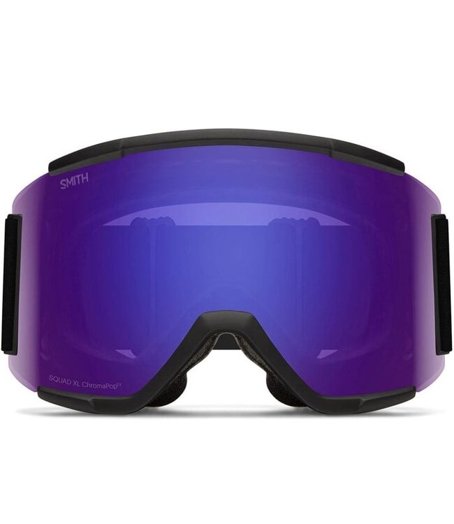 SMITH SQUAD XL GOGGLE BLACK W/ CHROMAPOP EVERYDAY VIOLET MIRROR + CHROMAPOP STORM AMBER 2026