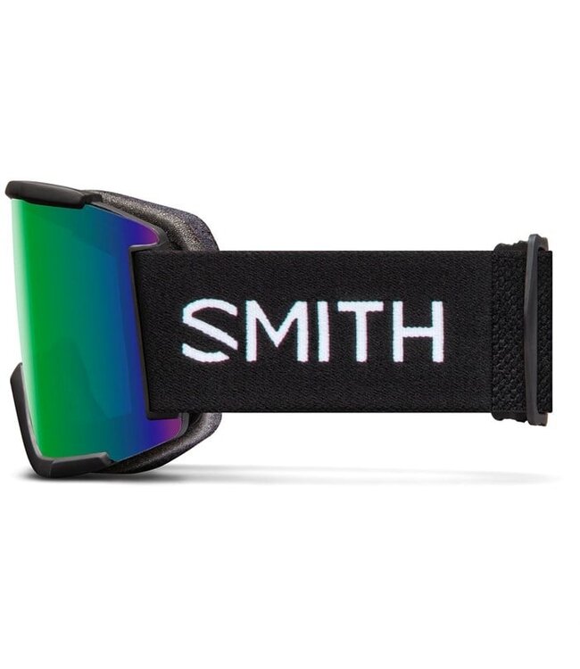 SMITH SQUAD XL GOGGLE BLACK W/ CHROMAPOP EVERYDAY GREEN MIRROR + CHROMAPOP STORM ROSE FLASH 2026