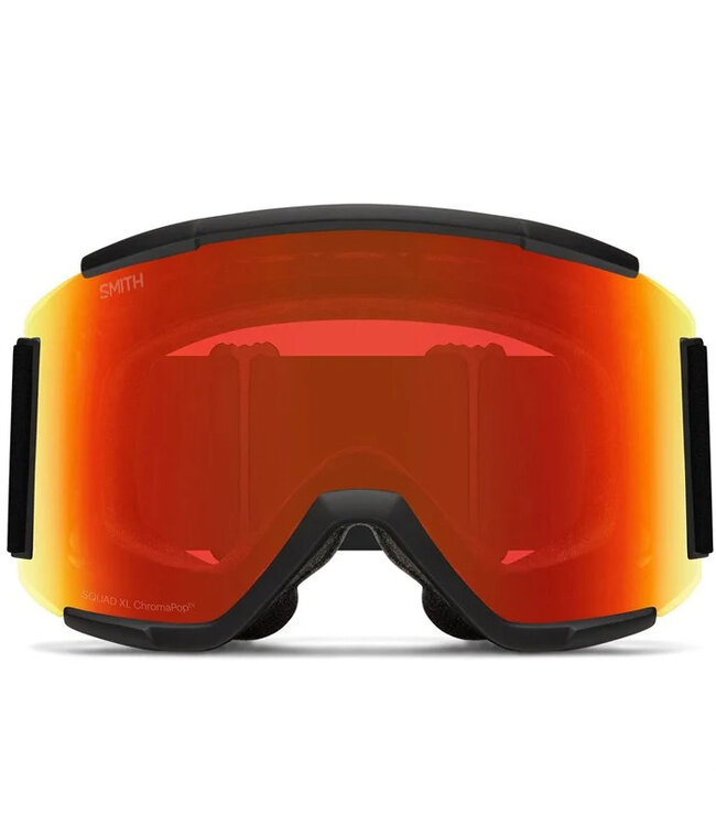 SMITH SQUAD XL GOGGLE BLACK W/ CHROMAPOP EVERYDAY RED MIRROR + CHROMAPOP STORM YELLOW FLASH 2026