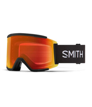 SMITH SMITH SQUAD XL GOGGLE BLACK W/ CHROMAPOP EVERYDAY RED MIRROR + CHROMAPOP STORM YELLOW FLASH 2025