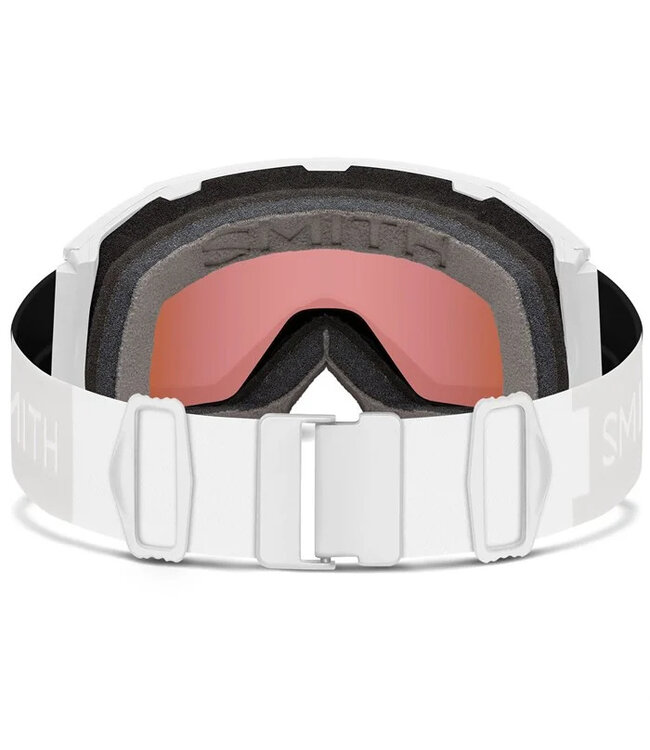 SMITH SQUAD MAG GOGGLE WHITE VAPOR W/ CHROMAPOP EVERYDAY ROSE GOLD MIRROR + CHROMAPOP STORM ROSE FLASH 2026