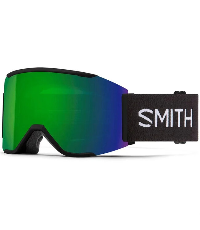 SMITH SQUAD MAG GOGGLE BLACK W/ CHROMAPOP EVERYDAY GREEN MIRROR + CHROMAPOP STORM BLUE SENSOR MIRROR 2026