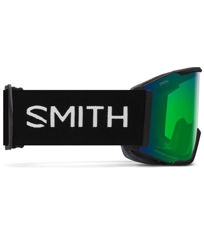SMITH SQUAD MAG GOGGLE BLACK W/ CHROMAPOP EVERYDAY GREEN MIRROR + CHROMAPOP STORM BLUE SENSOR MIRROR 2026