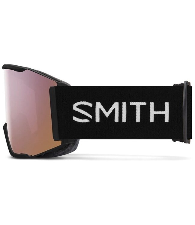 SMITH SQUAD MAG GOGGLE BLACK W/ CHROMAPOP EVERYDAY ROSE GOLD MIRROR + CHROMAPOP STORM ROSE FLASH 2026