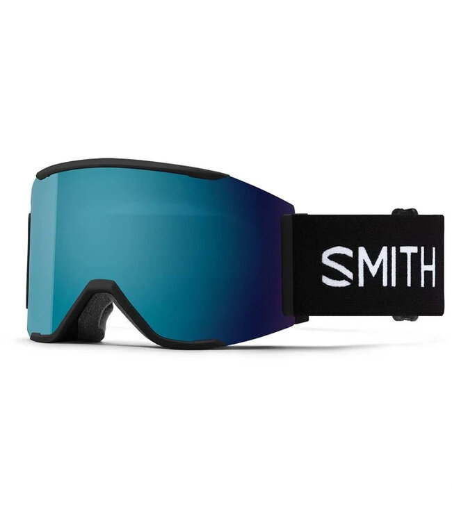 SMITH SQUAD MAG GOGGLE BLACK W/ CHROMAPOP SUN BLUE MIRROR + CHROMAPOP STORM BLUE SENSOR MIRROR 2025