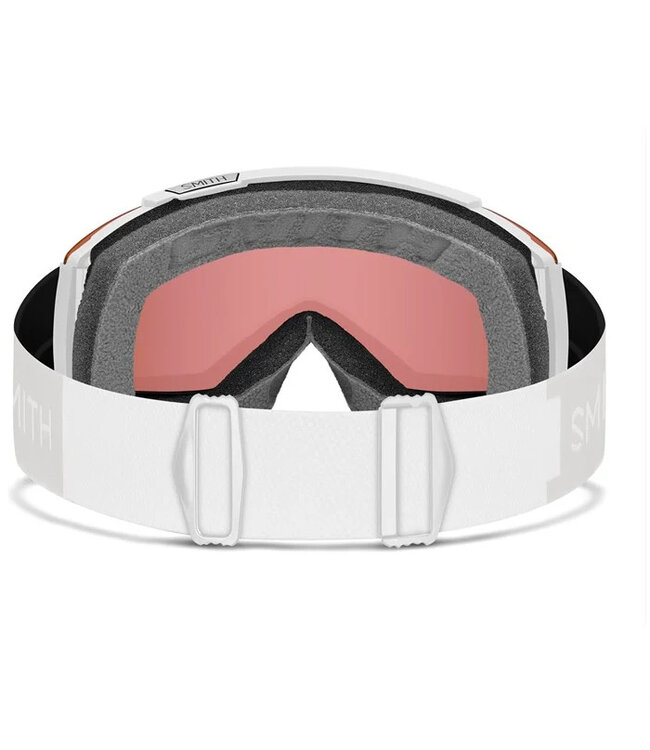 SMITH SQUAD GOGGLE WHITE VAPOR W/ CHROMAPOP EVERYDAY ROSE GOLD MIRROR + YELLOW 2026