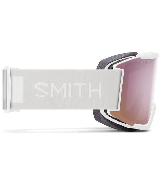 SMITH SQUAD GOGGLE WHITE VAPOR W/ CHROMAPOP EVERYDAY ROSE GOLD MIRROR + YELLOW 2026