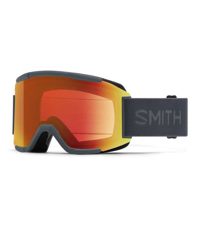 SMITH SQUAD GOGGLE SLATE W/ CHROMAPOP EVERYDAY RED MIRROR + CLEAR 2026