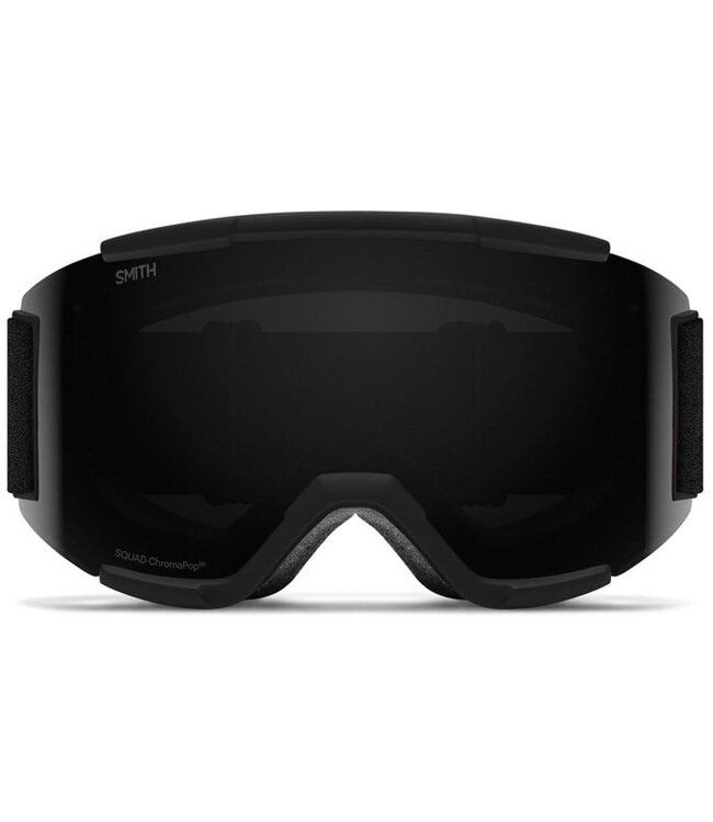 SMITH SQUAD GOGGLE BLACKOUT W/ CHROMAPOP SUN BLACK + CLEAR 2026