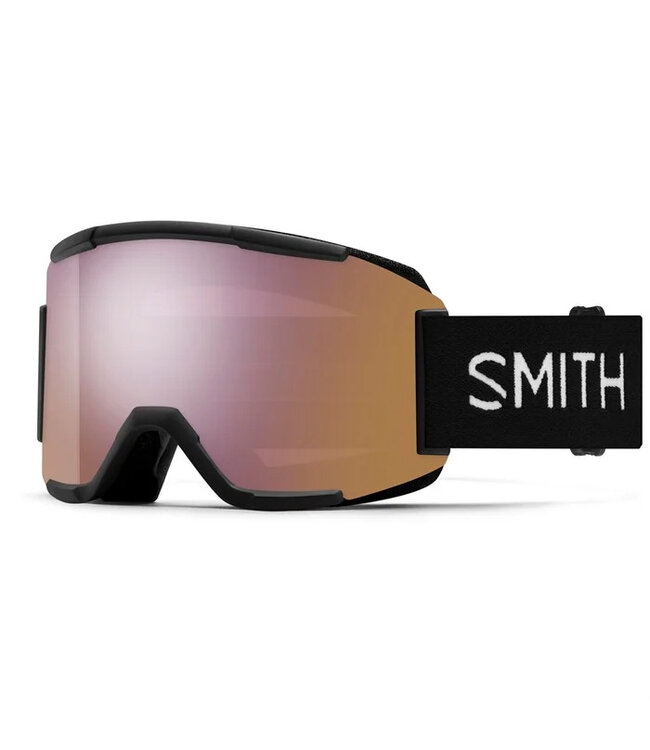 SMITH SQUAD GOGGLE BLACK W/ CHROMAPOP EVERYDAY ROSE GOLD MIRROR + CLEAR 2026