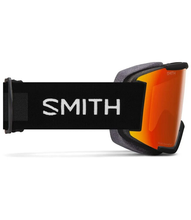 SMITH SQUAD GOGGLE BLACK W/ CHROMAPOP EVERYDAY RED MIRROR + YELLOW 2026
