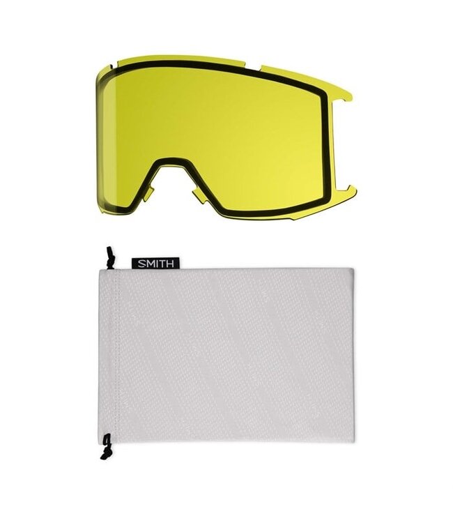 SMITH SQUAD GOGGLE BLACK W/ CHROMAPOP EVERYDAY BLUE MIRROR + YELLOW 2026