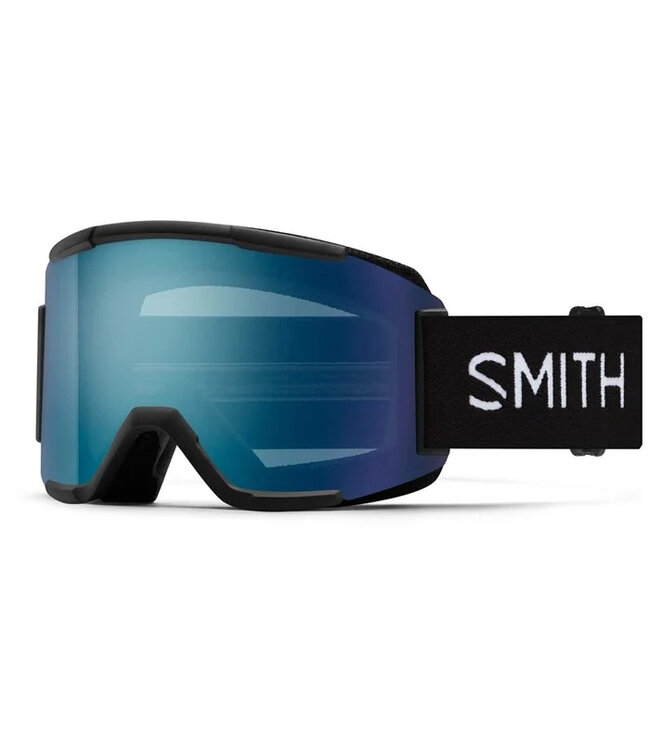 SMITH SQUAD GOGGLE BLACK W/ CHROMAPOP EVERYDAY BLUE MIRROR + YELLOW 2026