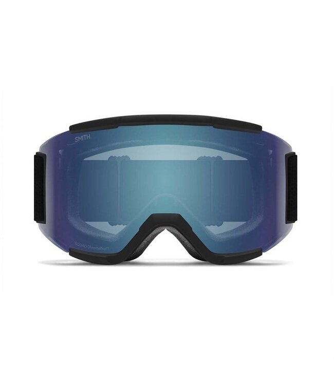 SMITH SQUAD GOGGLE BLACK W/ CHROMAPOP EVERYDAY BLUE MIRROR + YELLOW 2026