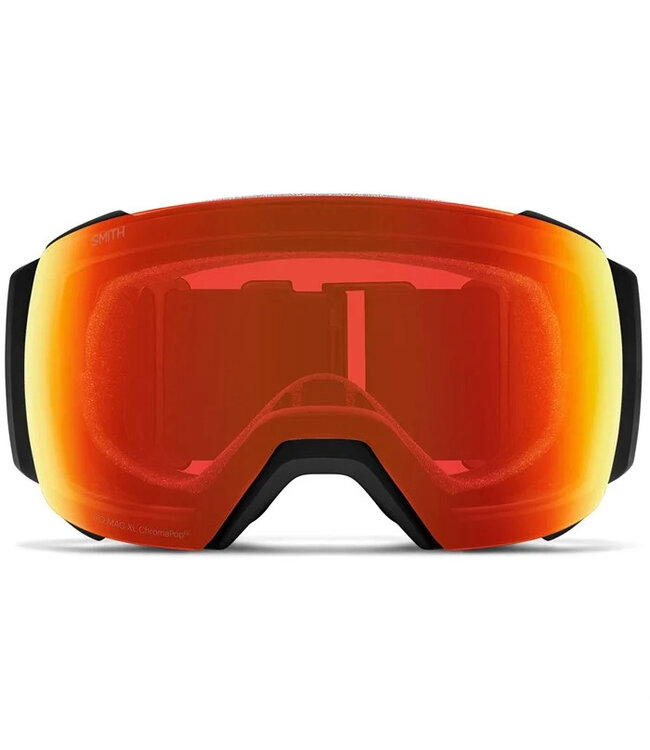 SMITH I/O MAG XL GOGGLE BLACK W/ CHROMAPOP EVERYDAY RED MIRROR + CHROMAPOP STORM YELLOW FLASH 2025