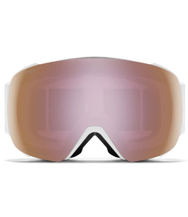 SMITH I/O MAG GOGGLE WHITE VAPOR W/ CHROMAPOP EVERYDAY ROSE GOLD MIRROR + CHROMAPOP STORM ROSE FLASH 2026