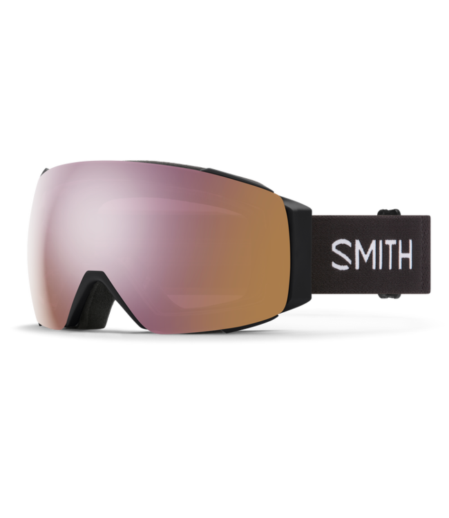 SMITH I/O MAG GOGGLE BLACK W/ CHROMAPOP EVERYDAY ROSE GOLD MIRROR + CHROMAPOP STORM BLUE SENSOR MIRROR 2026