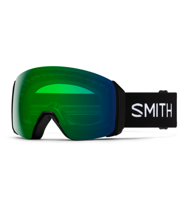 SMITH 4D MAG XL GOGGLE BLACK W/ CHROMAPOP EVERYDAY GREEN MIRROR + CHROMAPOP STORM BLUE SENSOR MIRROR 2026