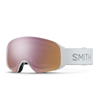 SMITH SMITH 4D MAG S GOGGLE WHITE CHUNKY KNIT W/ CHROMAPOP EVERYDAY ROSE GOLD MIRROR + CHROMAPOP STORM ROSE FLASH 2026