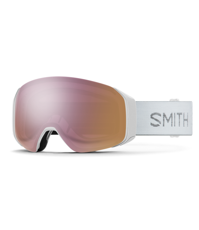 SMITH 4D MAG S GOGGLE WHITE CHUNKY KNIT W/ CHROMAPOP EVERYDAY ROSE GOLD MIRROR + CHROMAPOP STORM ROSE FLASH 2026