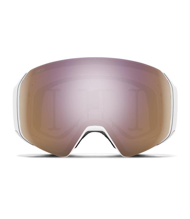 SMITH 4D MAG S GOGGLE WHITE CHUNKY KNIT W/ CHROMAPOP EVERYDAY ROSE GOLD MIRROR + CHROMAPOP STORM ROSE FLASH 2026