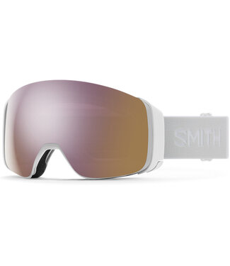 SMITH SMITH 4D MAG GOGGLE WHITE VAPOR W/ CHROMAPOP EVERYDAY ROSE GOLD MIRROR + CHROMAPOP STORM ROSE FLASH 2025