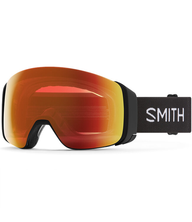 SMITH 4D MAG GOGGLE BLACK W/ CHROMAPOP EVERYDAY RED MIRROR + CHROMAPOP STORM YELLOW FLASH 2026