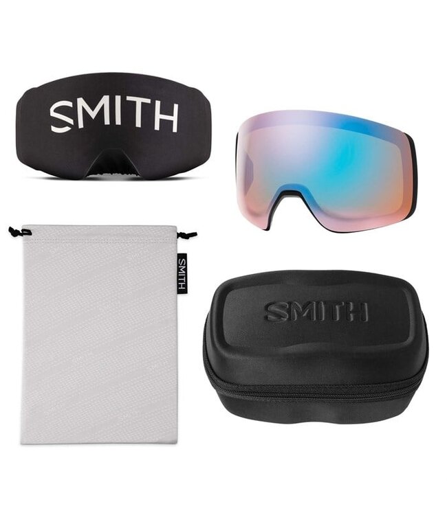 SMITH 4D MAG GOGGLE BLACK W/ CHROMAPOP EVERYDAY BLUE MIRROR + CHROMAPOP STORM BLUE SENSOR MIRROR 2026
