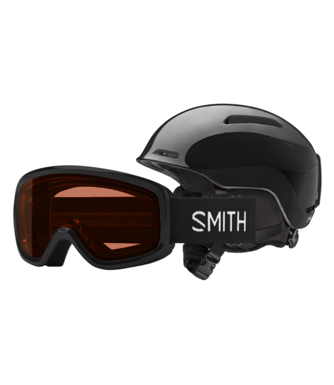 SMITH GLIDE JR. MIPS SNOWBOARD HELMET RASCAL COMBO BLACK 2025 ONE Boardshop