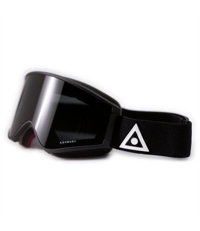 ASHBURY A12 GOGGLE BLACK TRIANGLE w/ DARK SMOKE + YELLOW 2025
