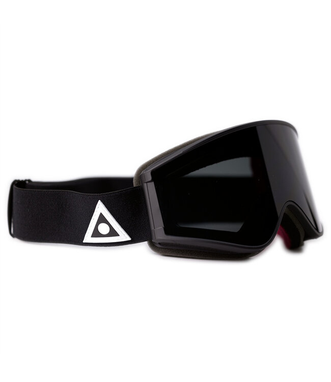 ASHBURY A12 GOGGLE BLACK TRIANGLE w/ DARK SMOKE + YELLOW 2025