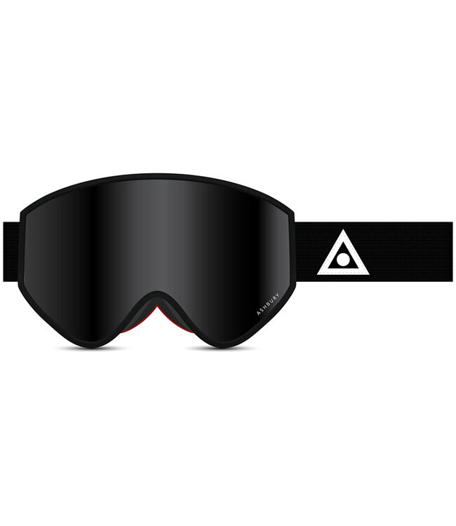 ASHBURY A12 GOGGLE BLACK TRIANGLE w/ DARK SMOKE + YELLOW 2025