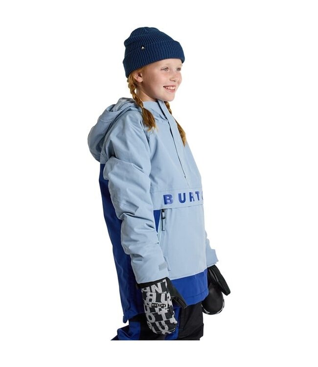 BURTON KIDS FROSTNER 2L ANORAK DUSTY BLUE/TWILIGHT BLUE 2025