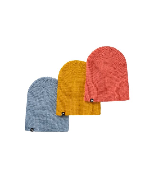 BURTON RECYCLED DND BEANIE 3 PACK GOLDENROD/DUSTY BLUE/PEACH ECHO 2025
