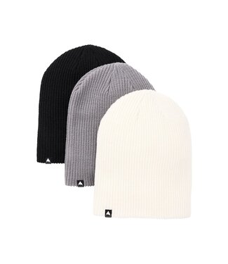 BURTON BURTON RECYCLED DND BEANIE 3 PACK BLACK/SHARKSKIN/WHITE 2026