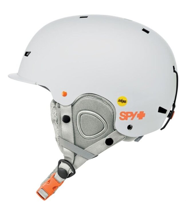SPY GALACTIC MIPS SNOWBOARD HELMET MATTE WHITE LIGHT GRAY 2026