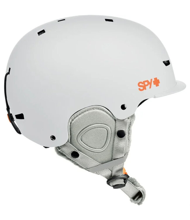 SPY GALACTIC MIPS SNOWBOARD HELMET MATTE WHITE LIGHT GRAY 2026