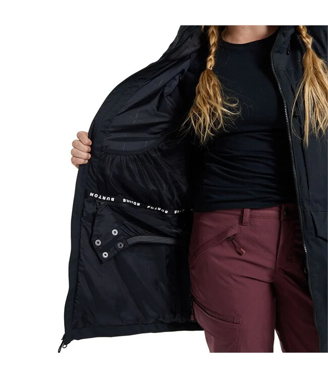 BURTON WOMENS BURTON PROWESS 2.0 2L JACKET TRUE BLACK 2025