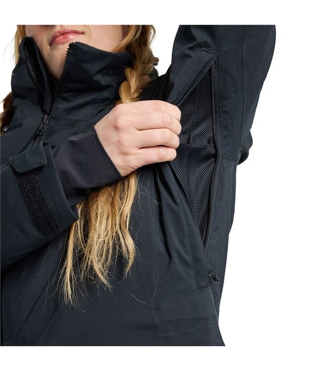 BURTON WOMENS BURTON PROWESS 2.0 2L JACKET TRUE BLACK 2025