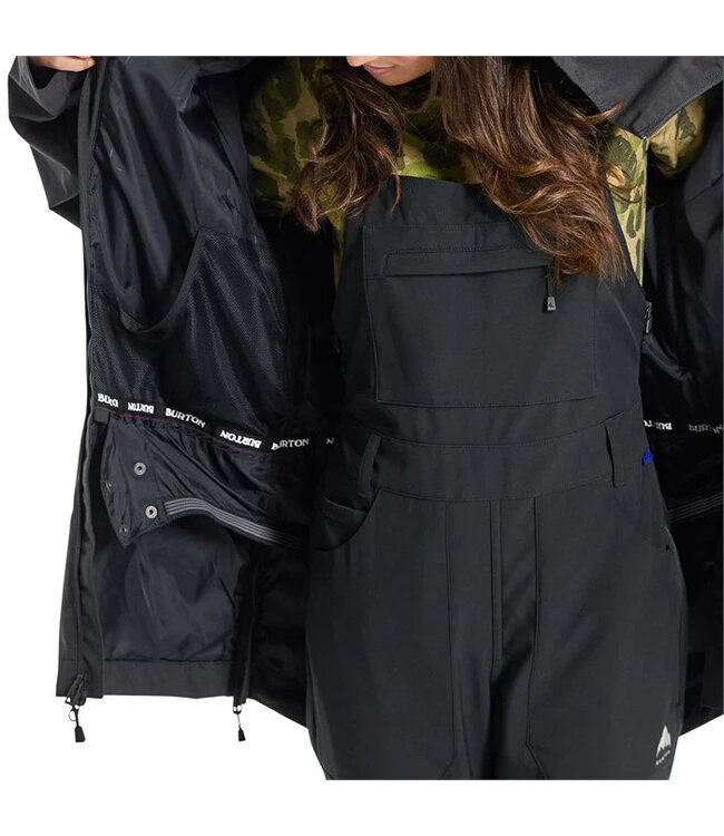 BURTON WOMENS BURTON LALIK 2L JACKET TRUE BLACK 2025