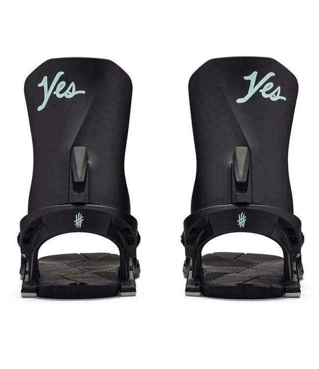 YES WOMENS CONDA SNOWBOARD BINDINGS BLACK 2025