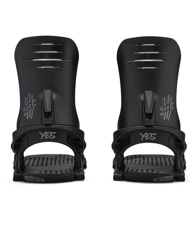 YES IPO SNOWBOARD BINDINGS BLACK 2025