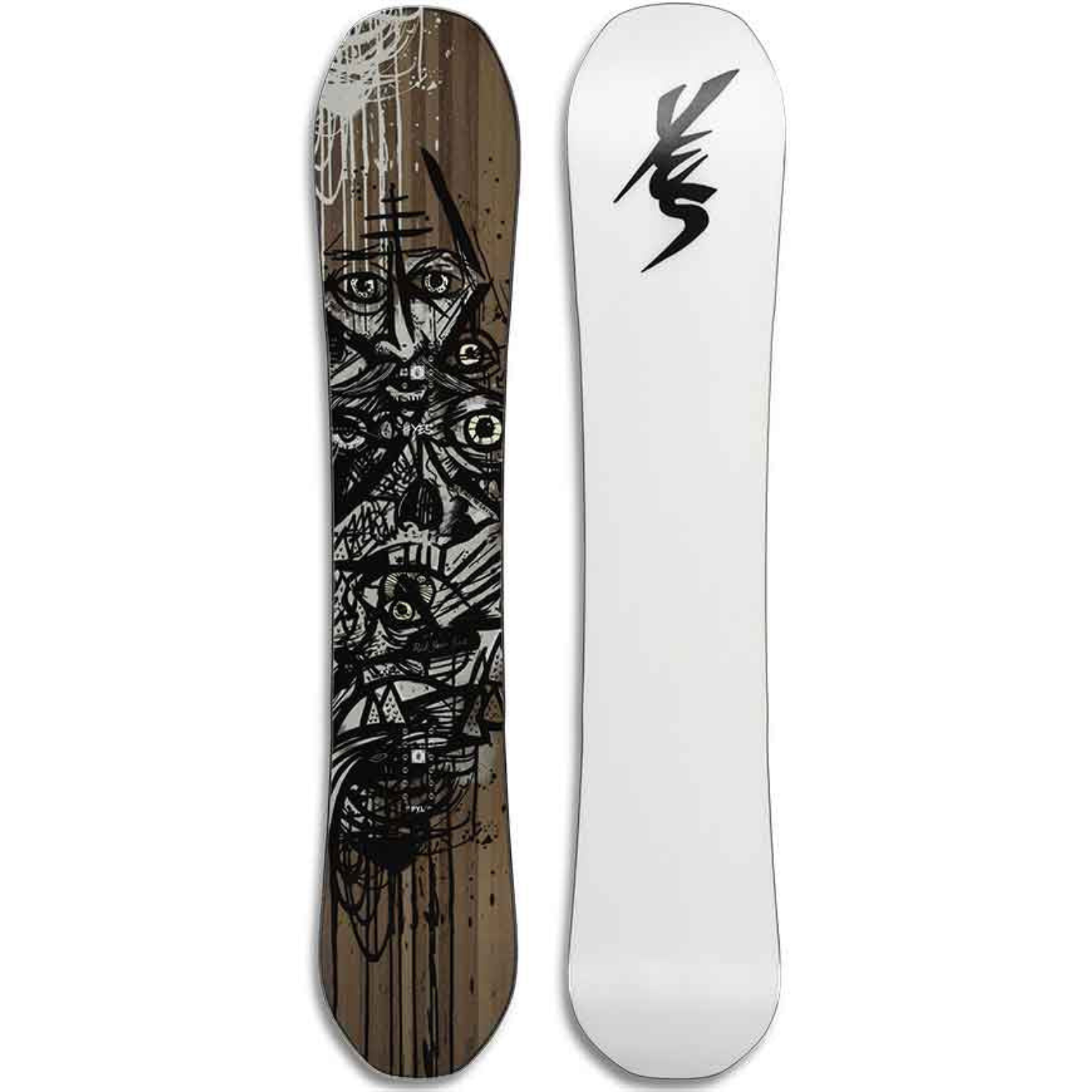 極美品　YES. snowboard THE GREATS 152×FLUX Greats Uninc 2025 | #YES