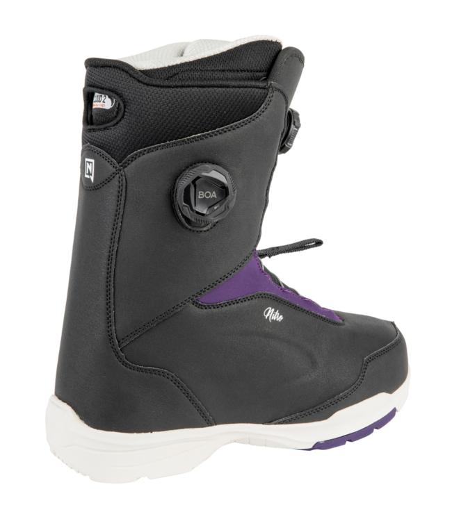 NITRO WOMENS SCALA BOA SNOWBOARD BOOTS BLACK/PURPLE 2025