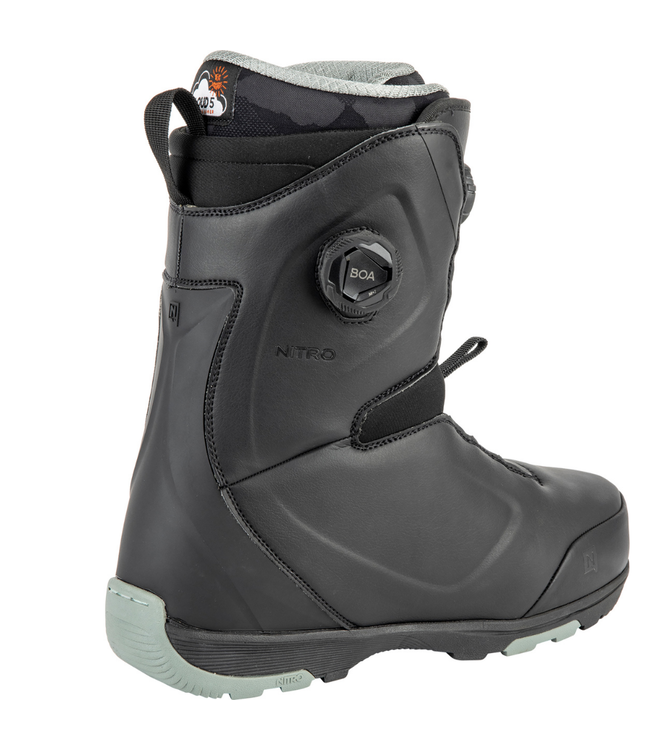 NITRO CLUB BOA SNOWBOARD BOOTS BLACK 2025
